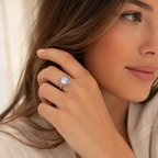 Klassischer Mondstein Ring aus 925er Silber