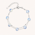 Mehrreihiges Mondstein Armband