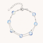Mehrreihiges Mondstein Armband