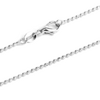 Rosenquarz Kette mit rundem Blumenornament
