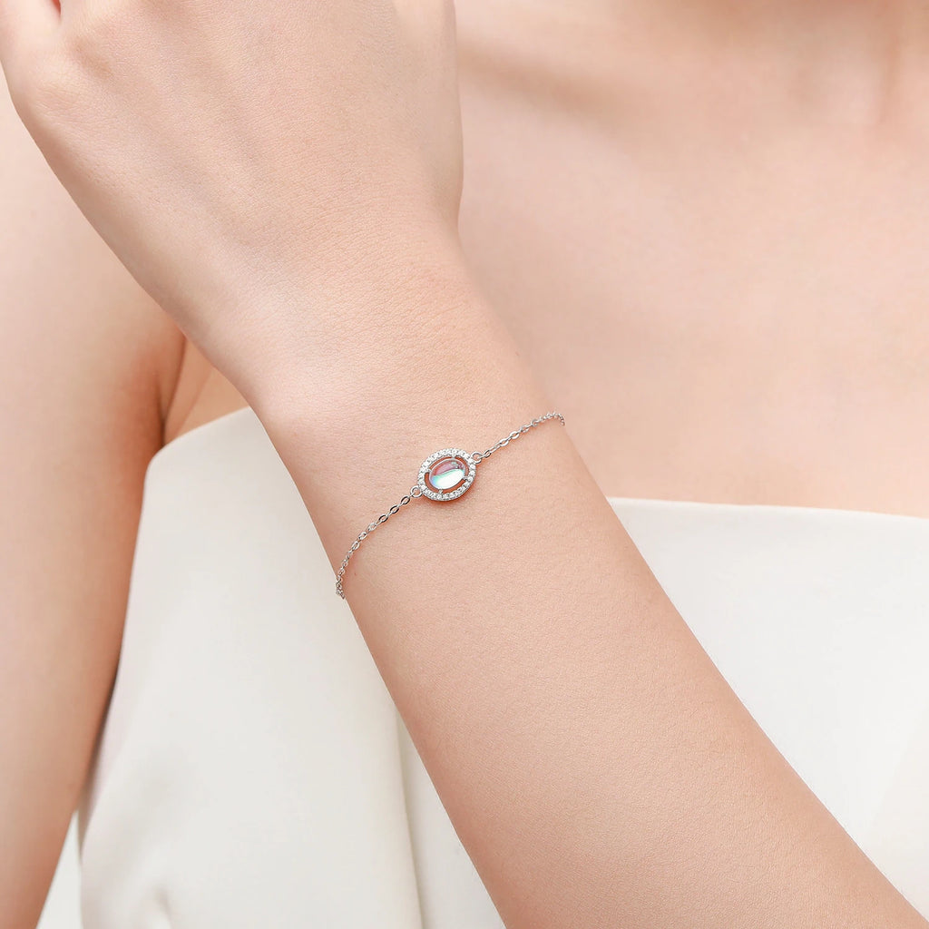 Filigranes Mondstein Armband