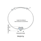 Mondstein Armband aus 925er Silber mit Lebensbaum-Herz