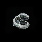 Aquamarin Ring Silber aus 925er Silber mit floralem Mehrstein-Design