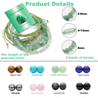 Mehrlagiges Tigerauge Armband mit Kordelverschluss