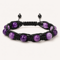 Amethyst Shamballa Armband
