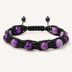 Amethyst Shamballa Armband