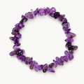 Klassisches Amethyst Splitterarmband