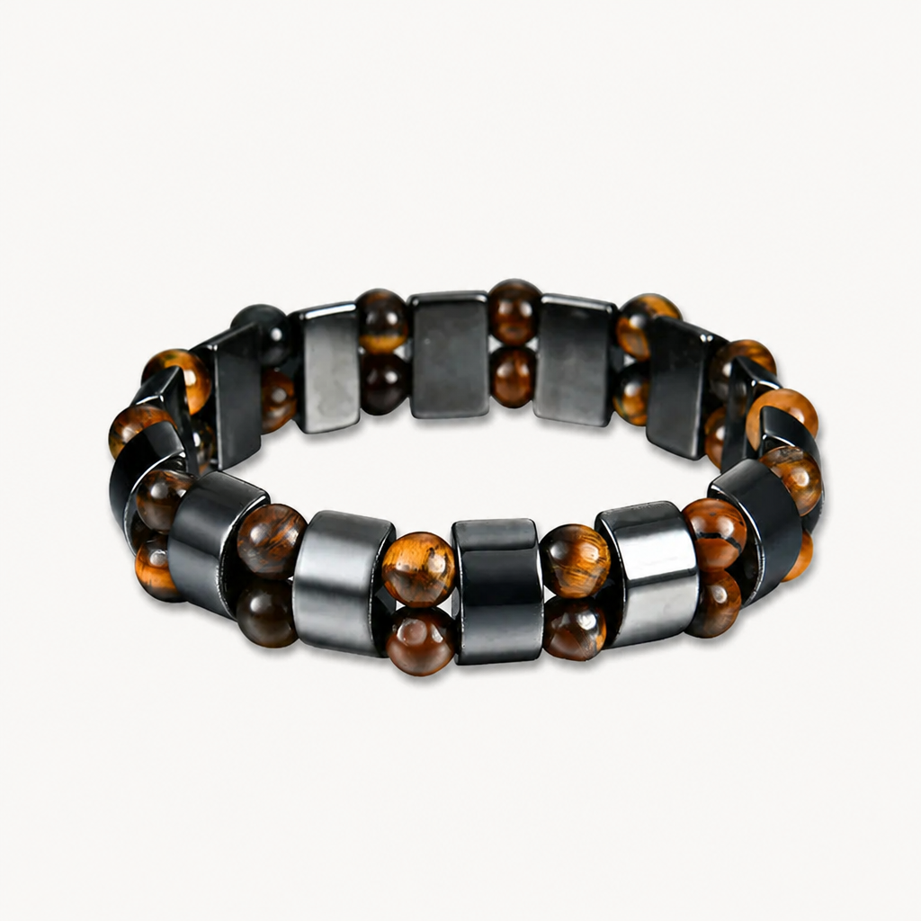 Tigerauge Hämatit Armband mit Gliederelementen